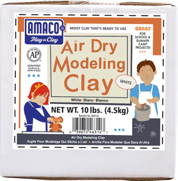 CLAY AIR DRY WHITE 10LB