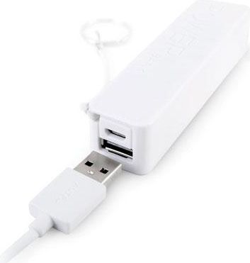 POWER BANK 2600 MAH WHITE