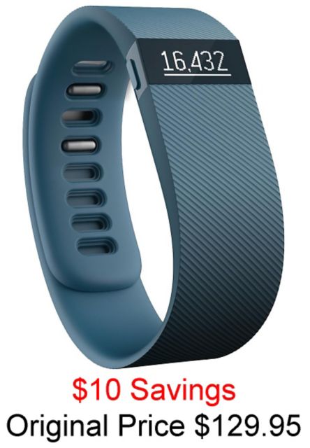 Fitbit Charge Wireless Activity Tracker Slate SMall - ONLINE ONLY