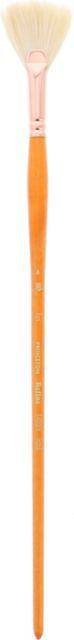 SUMMIT WHITE SYNTHETIC BRISTLE FAN 6 LONG HANDLE