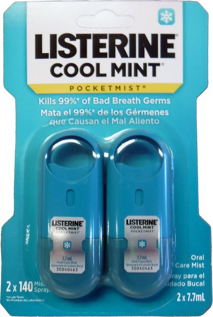 Listerine Cool Mint Pocketmist - 2 pk.