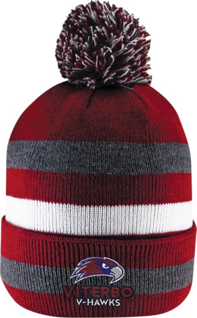 Viterbo University Knit Cuff Pom Hat