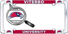 Viterbo University Thin Dome License Plate Frame