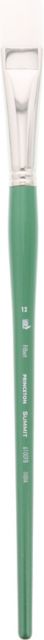 SUMMIT WHITE SYNTHETIC BRISTLE FILBERT 12 LONG HANDLE