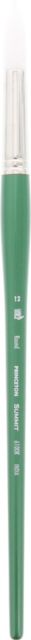 SUMMIT WHITE SYNTHETIC BRISTLE ROUND 12 LONG HANDLE