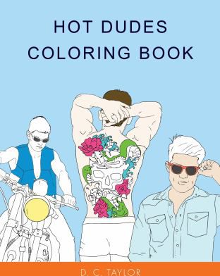 HOT DUDES COLORING BOOK