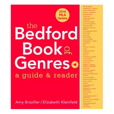 Bedford Book of Genres with 2016 MLA Upd (w/B-I Acc)