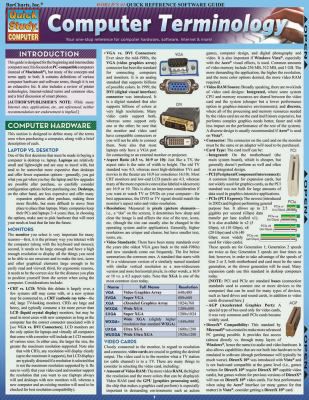 COMPUTER TERMINOLOGY