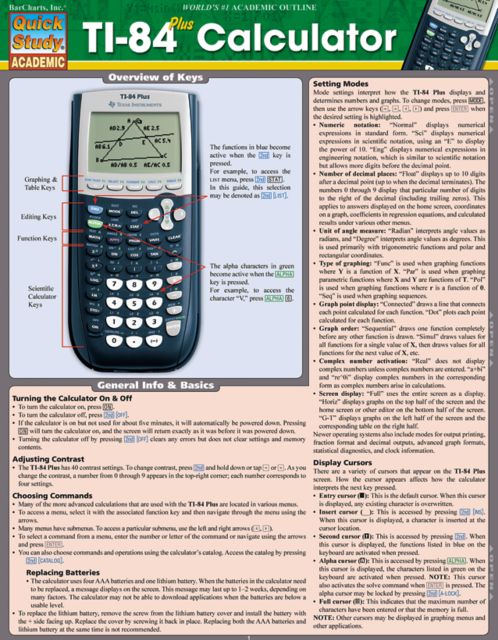 T1-84 PLUS CALCULATOR