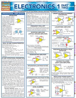 ELECTRONICS 1 PART 2