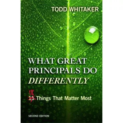 What Great Principals Do Differently