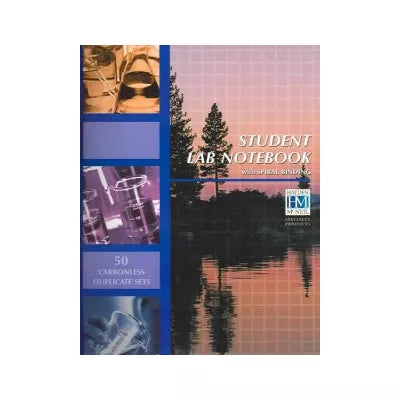 Student Lab Notebook (Chemistry Spiral Bound) 50 Duplicate Sets